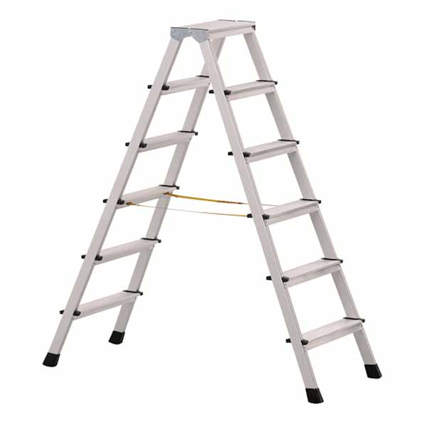 Aluminium double sided ladders